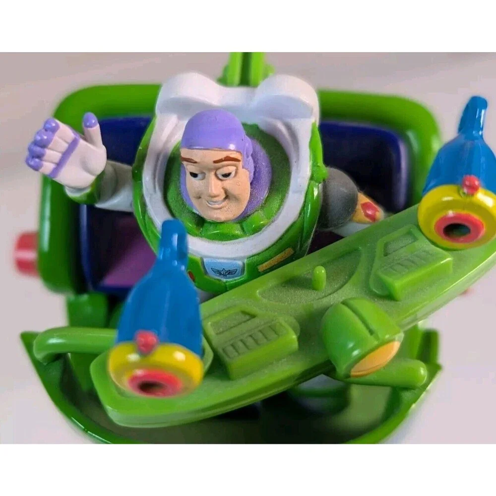 Vintage Disney Toy Story Buzz Lightyear Die Cast Ride Vehicle Car 53